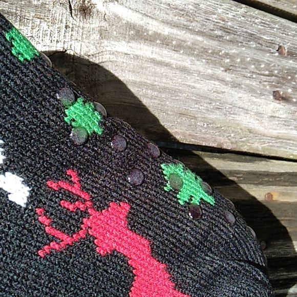 Nwt Christmas Sherpa Lined Booties - Picture 4 of 5